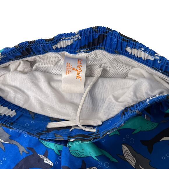 Cat & Jack Toddler‎ Whale Swimming Trunks Shorts - Picture 2 of 4